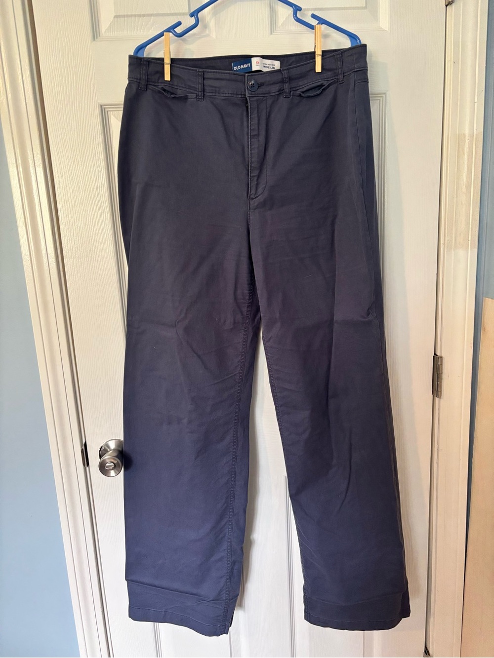 Old Navy Men's Dark Navy Straight-Leg Chinos